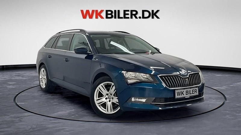 Brugt Skoda Superb Active 150 HK (110 kW) 2018 Mørkblåmetal Stationcar