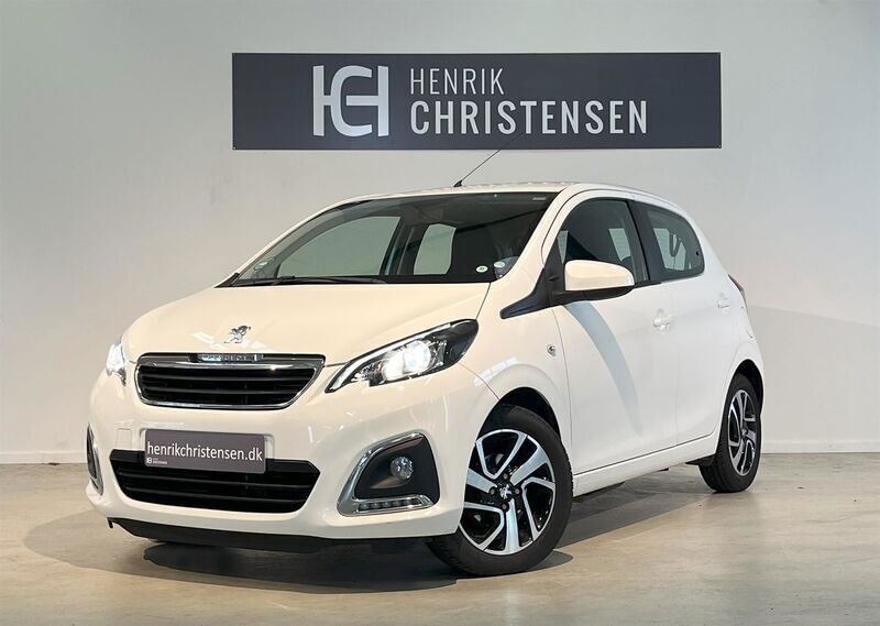 Hvid Brugt 2019 Peugeot 108 Allure+ Hatchback | 72.900 kr. (Fair pris) - Billede 1/4