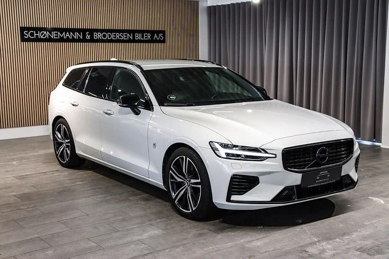 Brugt Volvo V60 R-Design 350 HK (257 kW) 2021 Hvidmetal Stationcar