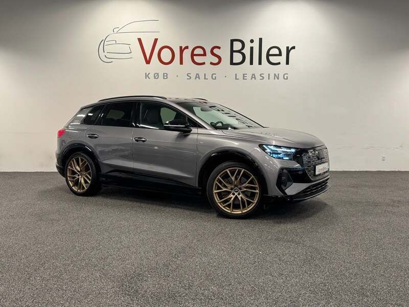 Gråmetal Brugt 2022 Audi Q4 e-tron Edition .1 SUV | 319.900 kr. (Fair pris) - Billede 1/4