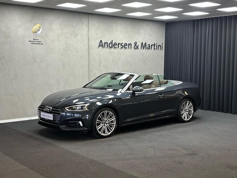 Grå Brugt 2017 Audi A5 Cabriolet Sport Cabriolet | 469.800 kr. - Billede 1/4