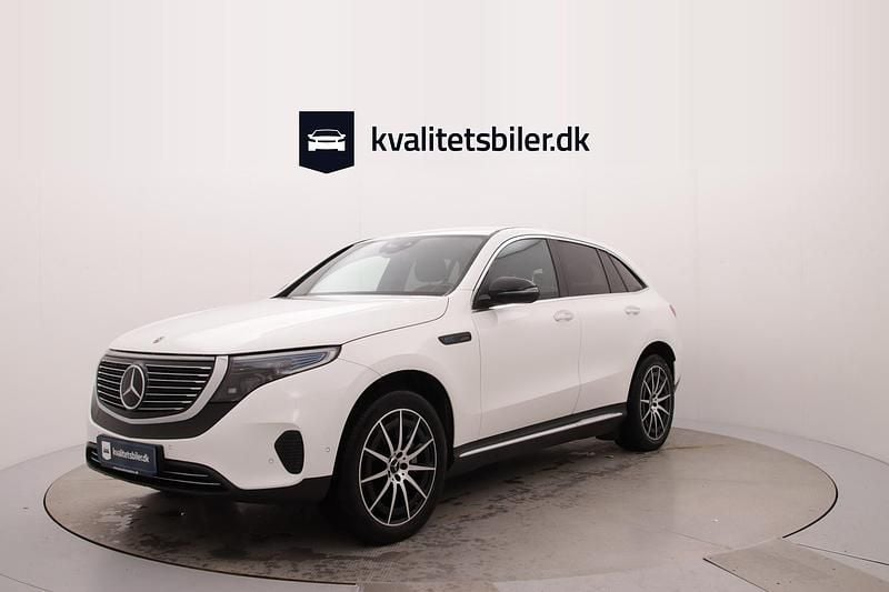 Hvid Brugt 2022 Mercedes EQC400 SUV | 334.900 kr. (God pris) - Billede 1/4