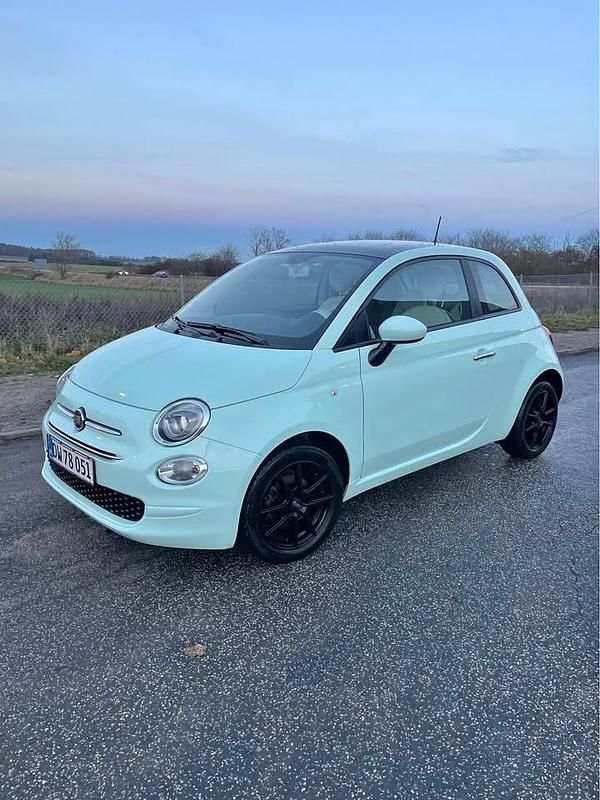 Grøn Brugt 2020 Fiat 500 Lounge Hatchback | 89.995 kr. (Fair pris) - Billede 1/4