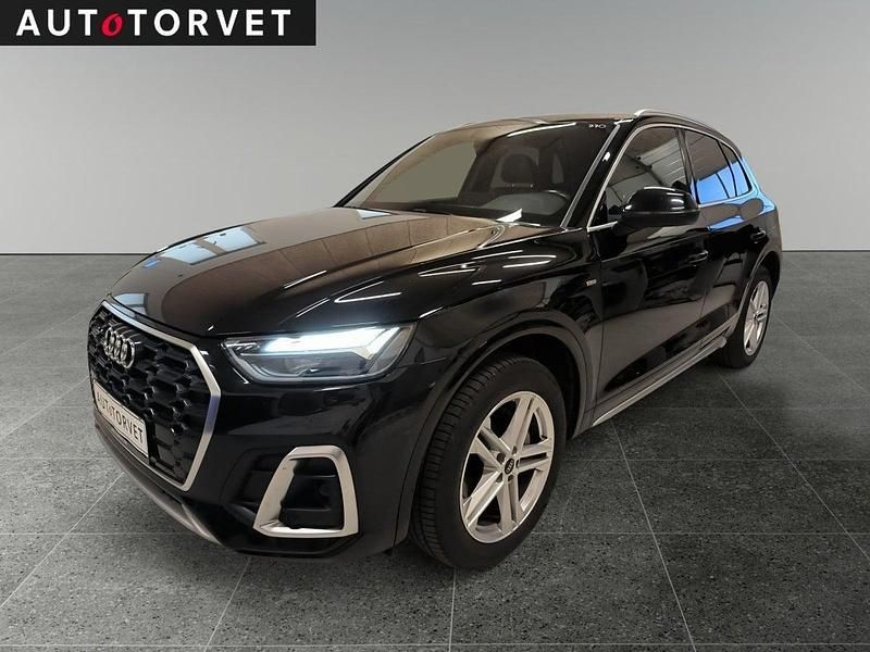 Sort Brugt 2021 Audi Q5 S-Line SUV | 349.700 kr. (Fair pris) - Billede 1/4