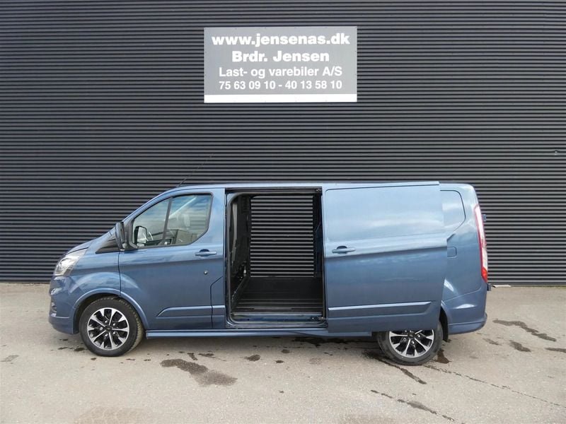 Blåmetal Brugt 2018 Ford Transit Custom Sport Van | 169.800 kr. - Billede 1/4