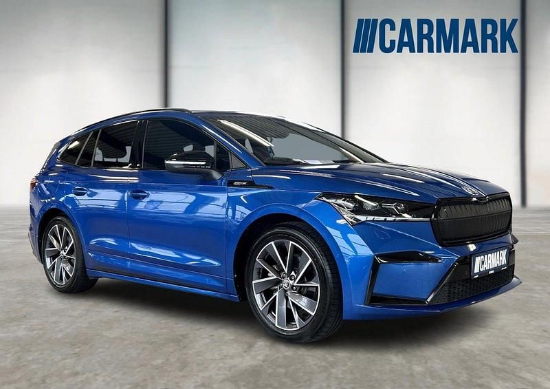 Blå Brugt 2022 Skoda Enyaq iV SportLine SUV | 219.900 kr. (God pris) - Billede 1/4