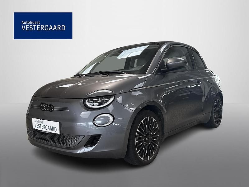 Grå Brugt 2022 Fiat 500e La Prima Cabriolet | 164.900 kr. (Dyr) - Billede 1/4