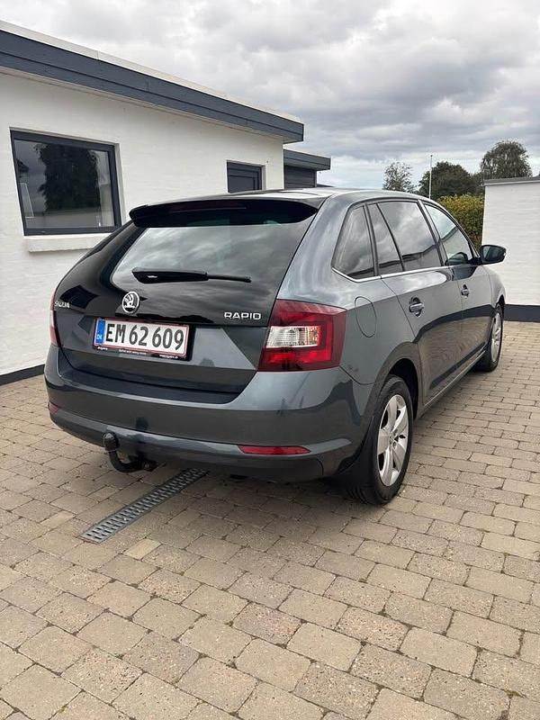 Brugt Skoda Rapid 110 HK (80 kW) 2018 Grå Hatchback