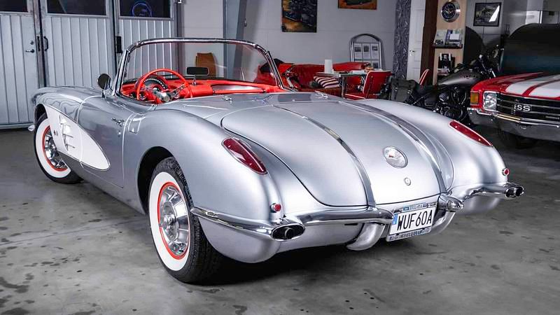 Brugt Chevrolet Corvette 400 HK (294 kW) 1958 Sølv Cabriolet