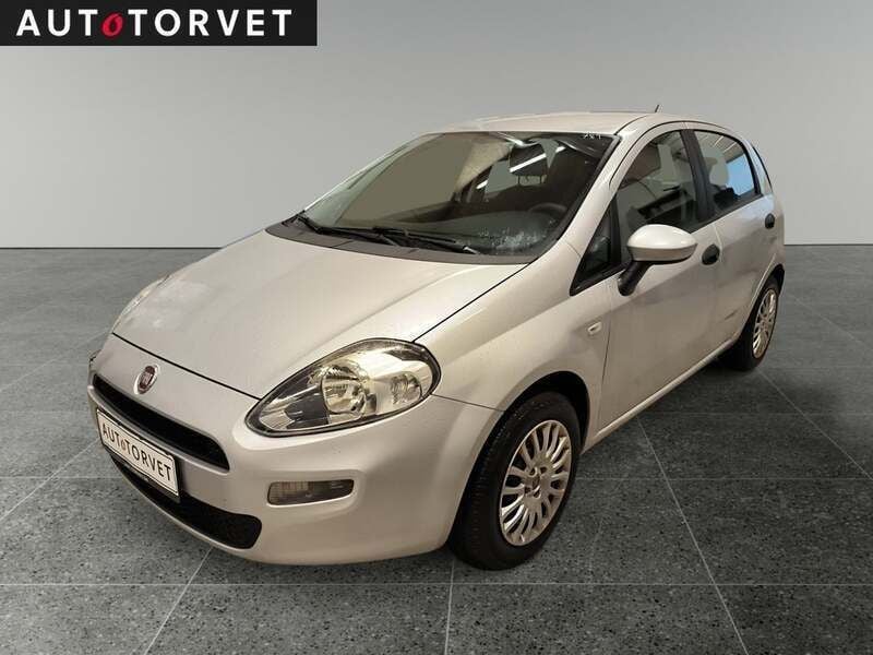 Sølvmetal Brugt 2012 Fiat Punto Easy Hatchback | 24.700 kr. (Fair pris) - Billede 1/4