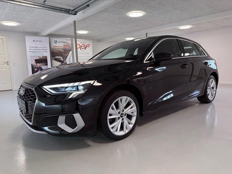 Sortmetal Brugt 2021 Audi A3 Sportback e-tron Prestige Hatchback | 206.900 kr. (God pris) - Billede 1/4