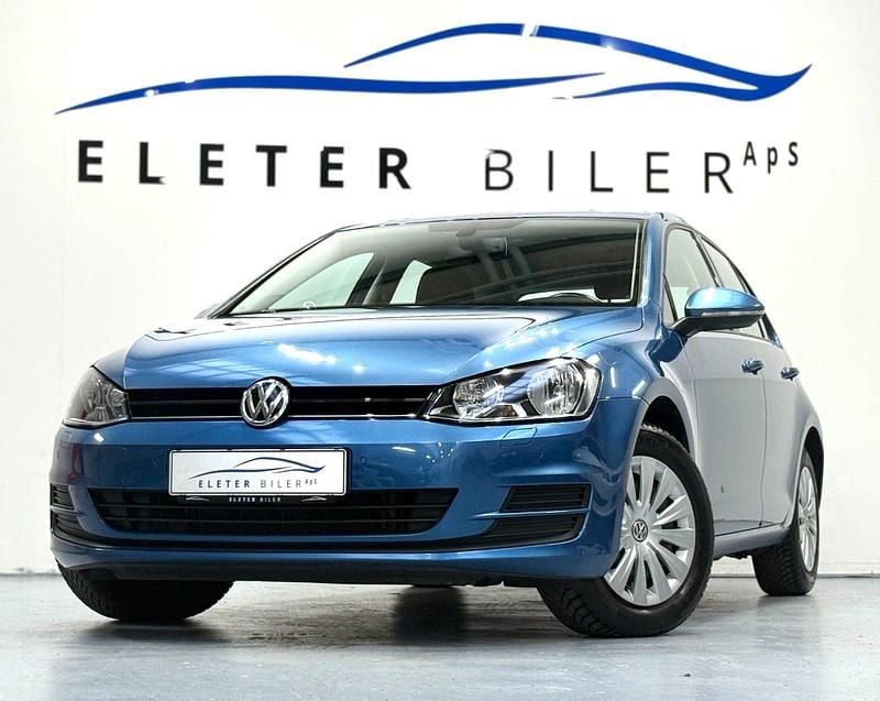 Blåmetal Brugt 2014 VW Golf VII Edition Hatchback | 99.900 kr. (Fair pris) - Billede 1/4