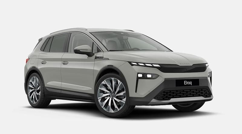 Grå Ny 2025 Skoda Elroq SUV | 382.371 kr. (Lidt for dyr) - Billede 1/4
