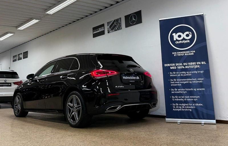Brugt Mercedes A250 AMG line 218 HK (160 kW) 2020 Sort Hatchback