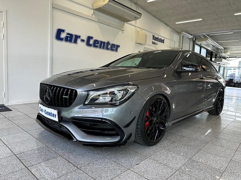Grå Brugt 2016 Mercedes CLA45 AMG Shooting Brake AMG Stationcar | 439.900 kr. - Billede 1/4