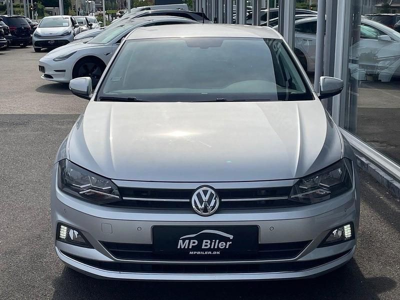Brugt VW Polo Highline 115 HK (84 kW) 2018 Sølvmetal Hatchback
