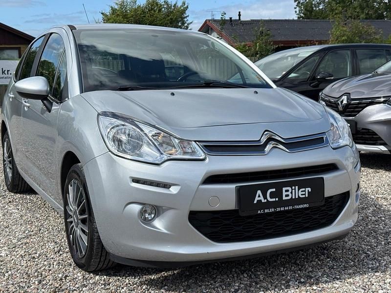 Sølvmetal Brugt 2016 Citroën C3 Comfort Hatchback | 39.900 kr. (Dyr) - Billede 1/4