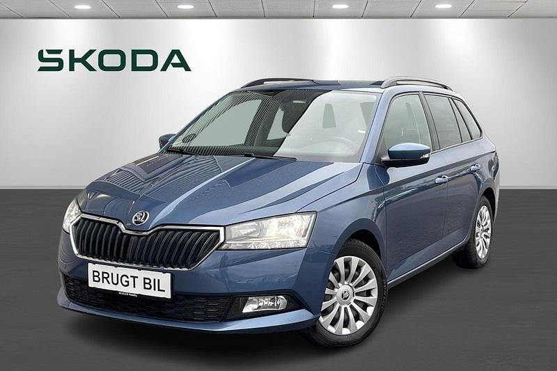 Blå Brugt 2021 Skoda Fabia Hatchback | 137.900 kr. (Fair pris) - Billede 1/4