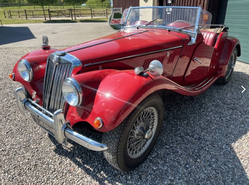 Brugt MG TF 57 HK (41 kW) 1954 Rød Cabriolet