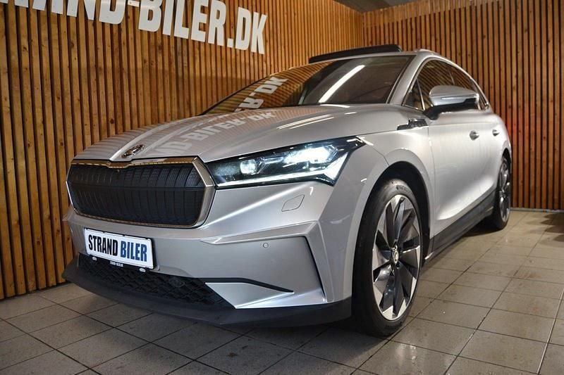 Sølvmetal Brugt 2020 Skoda Enyaq iV Suite SUV | 219.800 kr. (Fair pris) - Billede 1/4