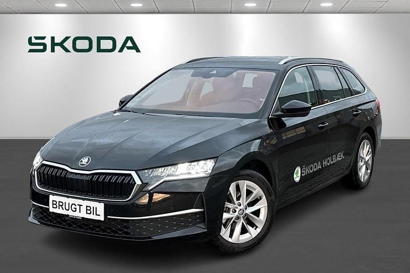 Sortmetal Brugt 2024 Skoda Octavia Selection Stationcar | 374.900 kr. - Billede 1/4