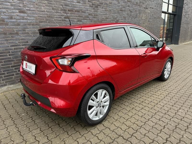 Brugt Nissan Micra N-Connecta 100 HK (73 kW) 2021 Rødmetal Hatchback