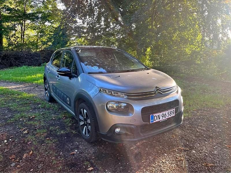 Grå Brugt 2019 Citroën C3 PureTech Hatchback | 75.000 kr. (Fair pris) - Billede 1/4