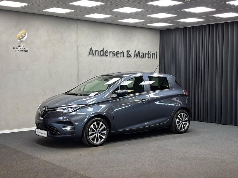 Titaniumgrey Brugt 2021 Renault Zoe Intens Hatchback | 134.900 kr. (Lidt for dyr) - Billede 1/4