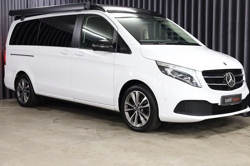 Hvid Brugt 2020 Mercedes V250 Marco Polo MPV | 649.900 kr. - Billede 1/4