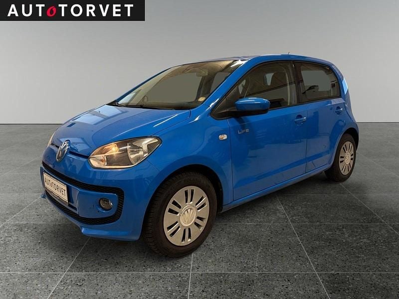 Blå Brugt 2014 VW up! Life Hatchback | 34.700 kr. (Fair pris) - Billede 1/4