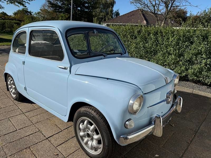 Brugt Fiat 600D 1959 Blå