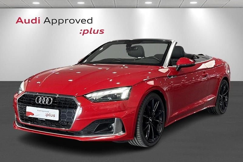 Rødmetal Brugt 2021 Audi A5 Cabriolet Prestige Cabriolet | 499.900 kr. (Fair pris) - Billede 1/4