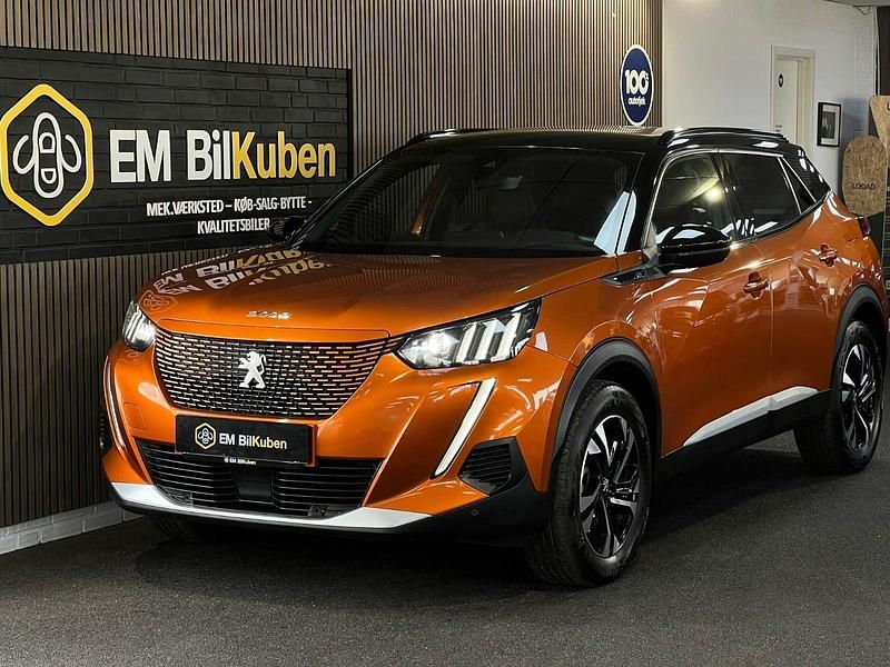 Orangemetal Brugt 2023 Peugeot e-2008 GT SUV | 154.900 kr. (God pris) - Billede 1/4