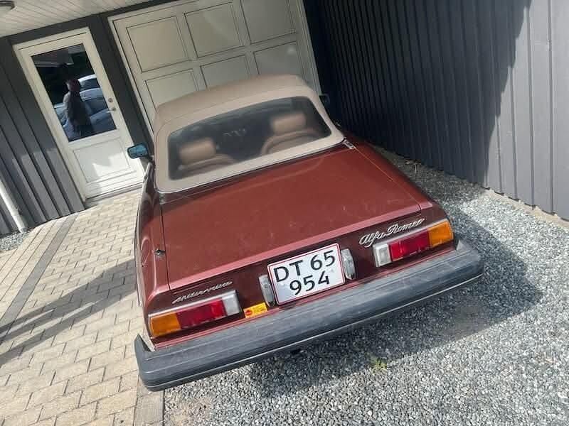 Brugt 1980 Alfa Romeo Spider Veloce Cabriolet | 90.000 kr. - Billede 1/4