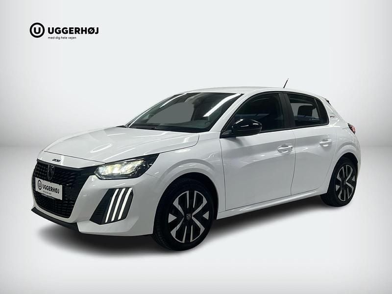 Hvid Brugt 2025 Peugeot e-208 Style Hatchback | 159.900 kr. (Super pris) - Billede 1/4