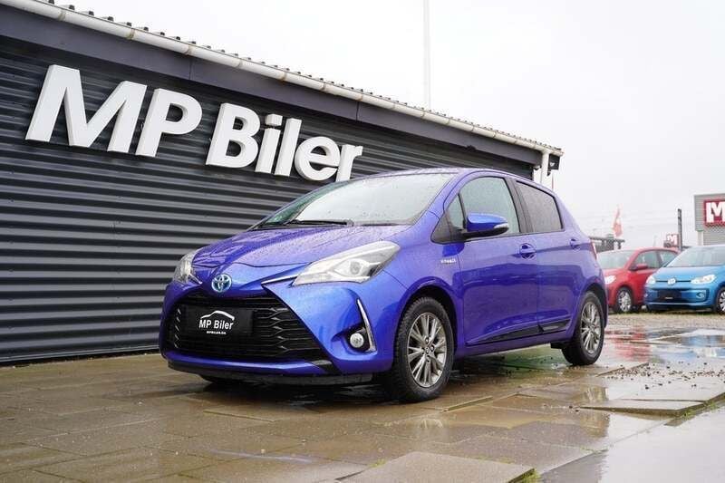 Blå Brugt 2017 Toyota Yaris Hybrid H2 Hatchback | 129.800 kr. (Fair pris) - Billede 1/4