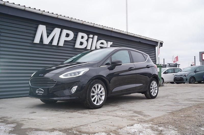 Sort Brugt 2019 Ford Fiesta Titanium Hatchback | 99.700 kr. (Fair pris) - Billede 1/4