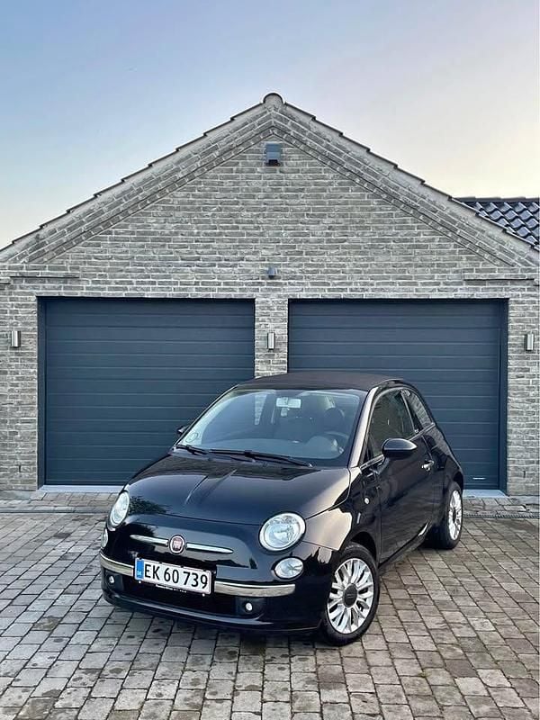 Sort Brugt 2014 Fiat 500C Cabriolet | 106.000 kr. (Fair pris) - Billede 1/4