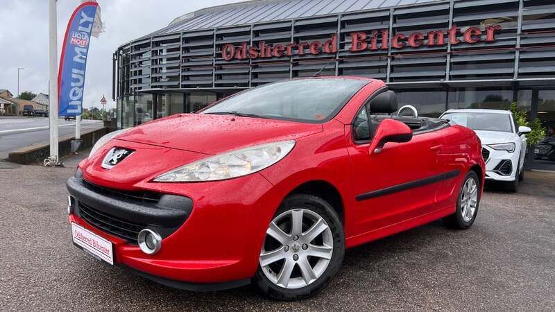 Rød Brugt 2008 Peugeot 207 CC Cabriolet | 29.000 kr. (Fair pris) - Billede 1/4