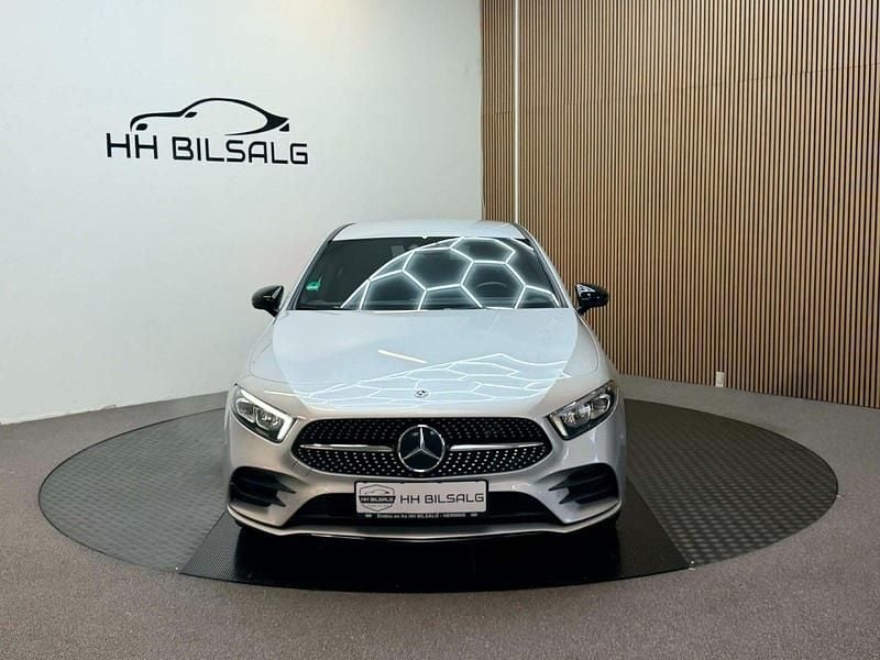 Brugt Mercedes A250 AMG line 218 HK (160 kW) 2020 Sølvmetal Sedan