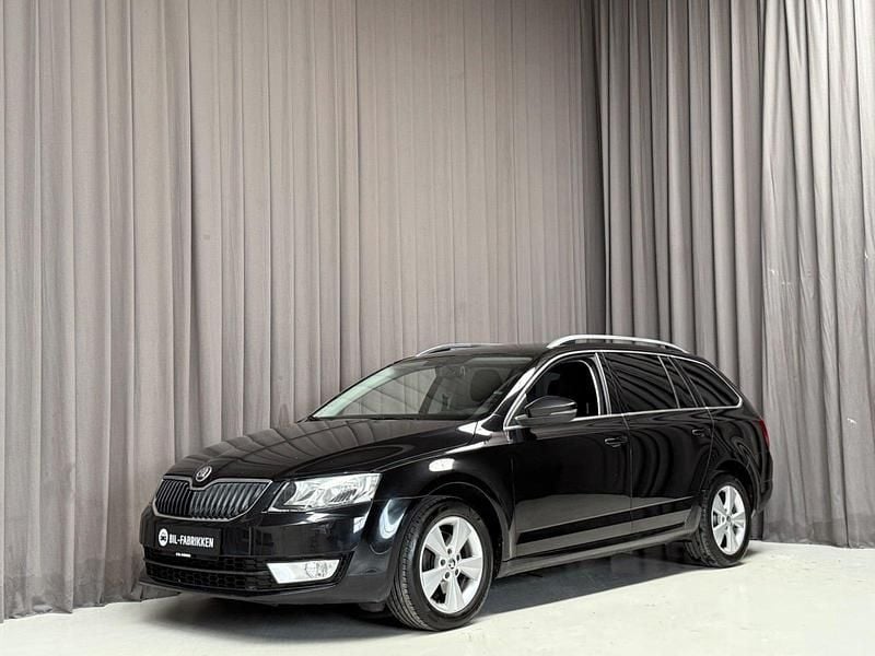Sortmetal Brugt 2014 Skoda Octavia Elegance Stationcar | 69.900 kr. (God pris) - Billede 1/4
