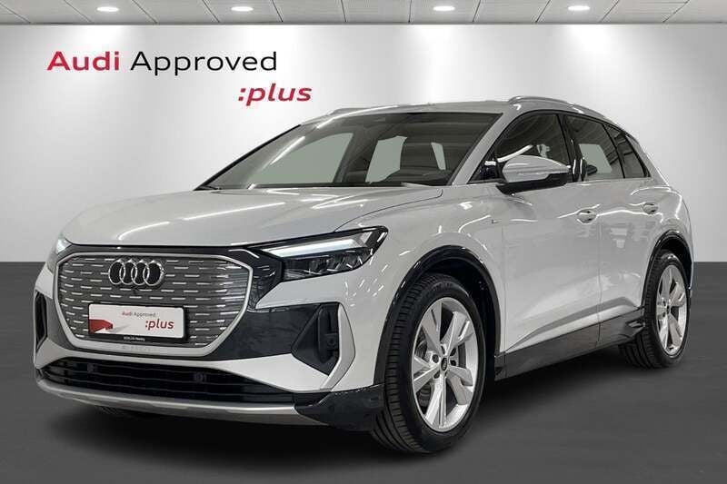 Hvidmetal Brugt 2024 Audi Q4 e-tron S-Line SUV | 399.900 kr. (Fair pris) - Billede 1/4