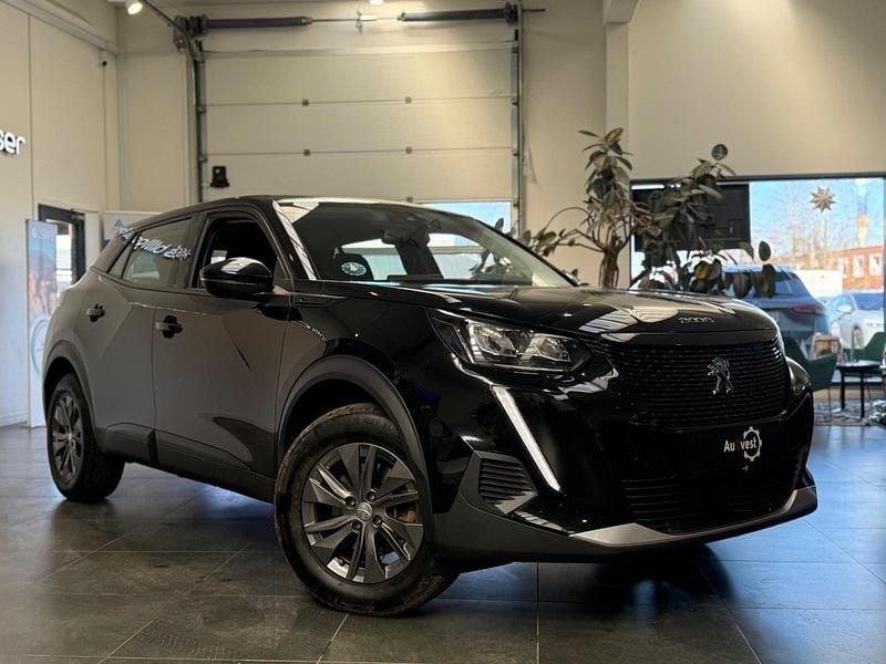 Brugt Peugeot e-2008 Active 100 kW (136 HK) 2021 Sortmetal SUV