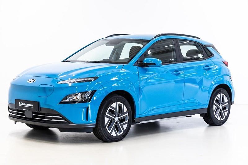 Farve: blå Brugt 2022 Hyundai Kona Select SUV | 2.795 kr. - Billede 1/4