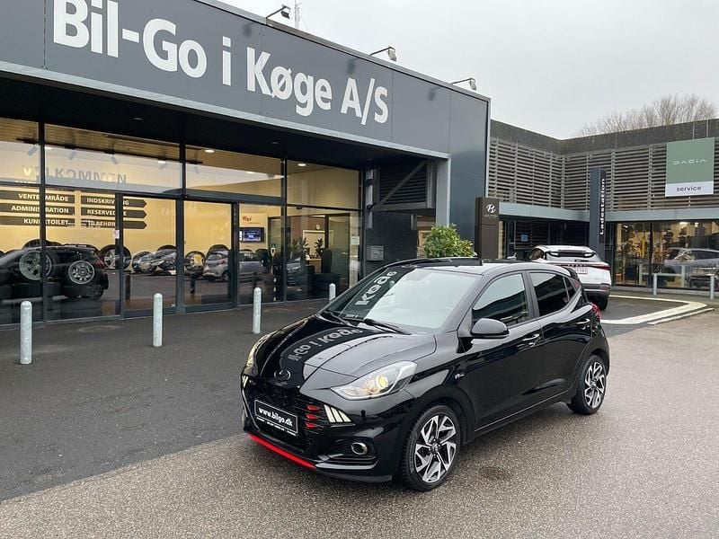Brugt Hyundai i10 N Line 100 HK (73 kW) 2021 Sort Hatchback