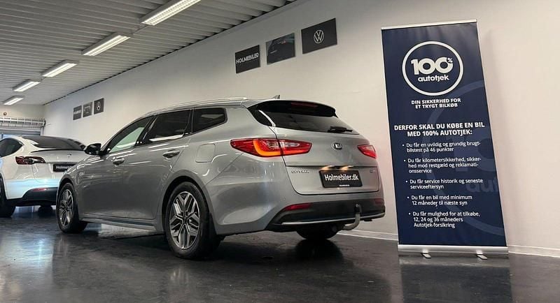 Brugt Kia Optima 205 HK (150 kW) 2019 Sølvmetal Stationcar