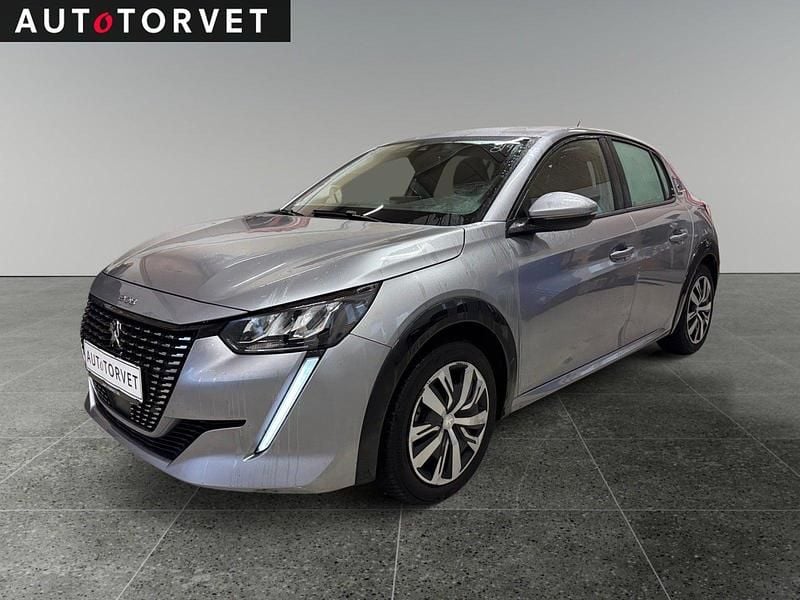 Gråmetal Brugt 2020 Peugeot e-208 Allure Hatchback | 97.700 kr. (God pris) - Billede 1/4
