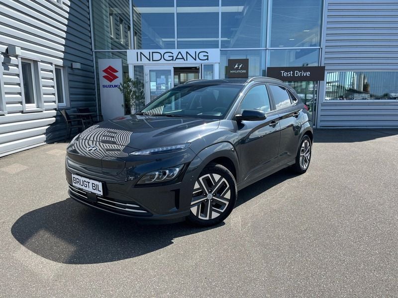 Dark knight mettalic Brugt 2021 Hyundai Kona Advanced SUV | 189.900 kr. (Lidt for dyr) - Billede 1/4