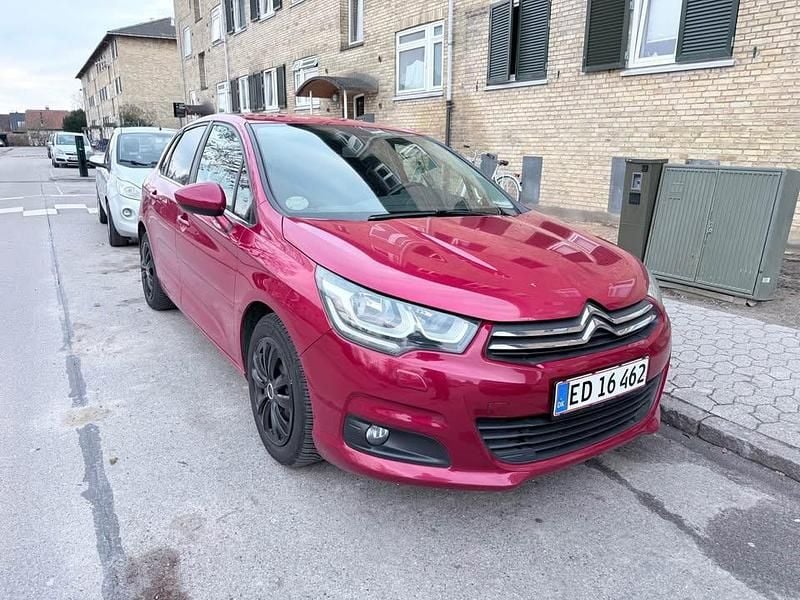 Brugt Citroën C4 99 HK (72 kW) 2015 Rød Hatchback