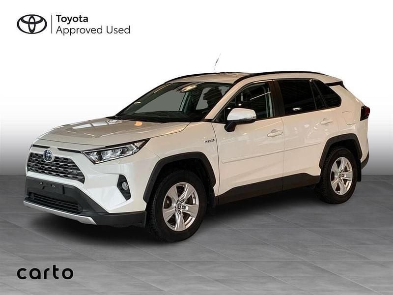 Brugt Toyota RAV4 Hybrid H3 218 HK (160 kW) 2020 070 pearl white SUV